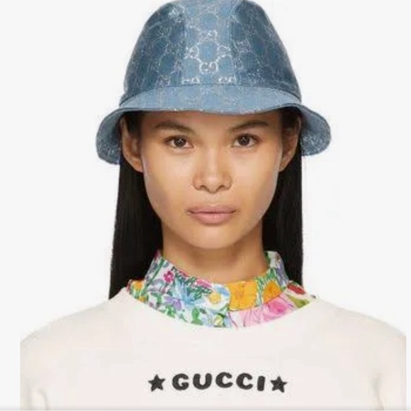 🆕Gucci GG Lame Bucket Hat - Picture 3 of 9